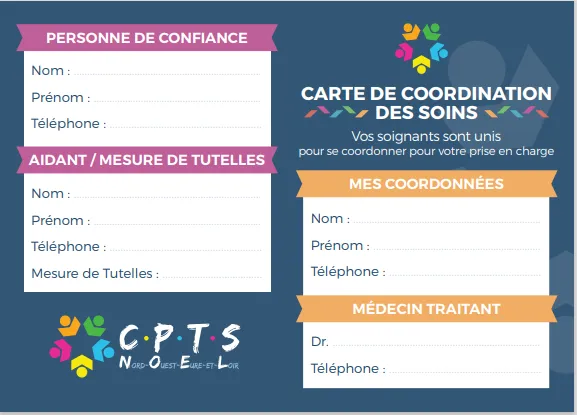CARTE DE COORDINATION DES SOINS